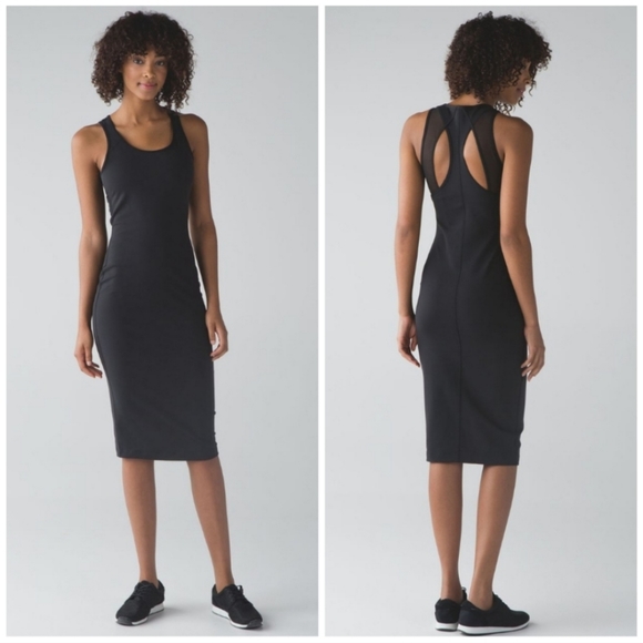 lululemon athletica Dresses & Skirts - Lululemon Globetrotter Dress Black Size 6